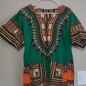 Colorful Dashiki Tunic